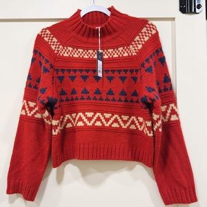 NWT Universal Thread Cable Knit Cropped Sweater